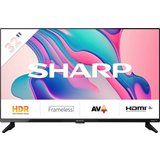 Sharp 1T-C32FDx LED-Fernseher (81 cm/32 Zoll, HD-ready, Smart-TV, Roku TV nur in Deutschland verfügbar,…