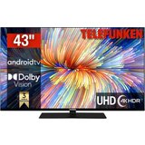 Telefunken D43V950M2CWH LED-Fernseher (108 cm/43 Zoll, 4K Ultra HD, Smart-TV, Dolby Atmos,USB-Recording,Google…