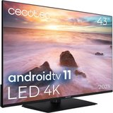 Cecotec ALU20043Z LED-Fernseher (43 Zoll, 4K Ultra HD, Smart TV 4K UHD Frameless Zentralspeana, Dolby…
