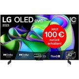 LG OLED42C37LA OLED-Fernseher (106 cm/42 Zoll, 4K Ultra HD, Smart-TV, OLED evo, bis zu 120 Hz, α9 Gen6…