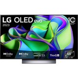 LG OLED48C37LA OLED-Fernseher (121 cm/48 Zoll, 4K Ultra HD, Smart-TV, OLED evo, bis zu 120 Hz, α9 Gen6…