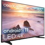 Cecotec ALU20055 LED-Fernseher (55 Zoll, 4K Ultra HD, Smart TV 4K UHD, Android 11 Frameless, MEMC Dolby…