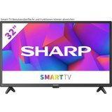 Sharp 1T-C32FEx LED-Fernseher (81 cm/32 Zoll, HD ready, Smart-TV)