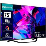 Hisense 75U7KQ QLED-Fernseher (75 Zoll, 4K Ultra HD)